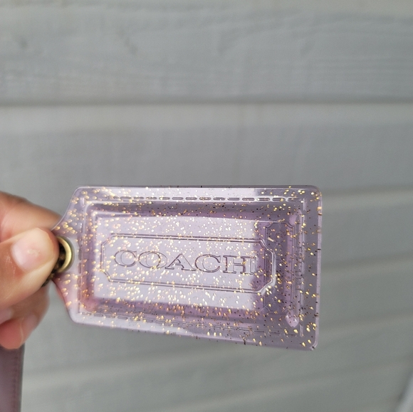 2 Purple Coach Tags 💜 EUC - Picture 3 of 6